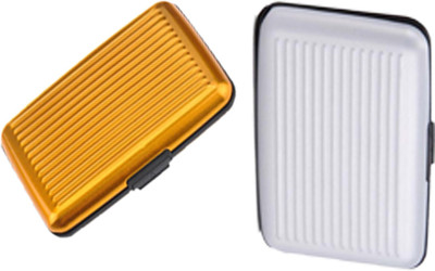 

Alexus 6 Card Holder(Set of 2, Yellow, White)