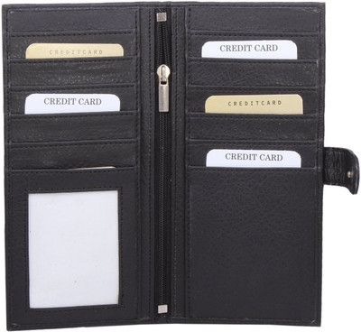 

Southpole Fashions Women 15 Card Holder(Set of 1, Black)