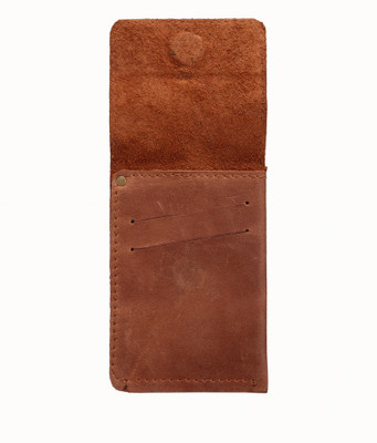 

Roccia Indiano Handcrafted Card Holder Cum Minimal Wallet 8 Card Holder(Set of 1, Brown)
