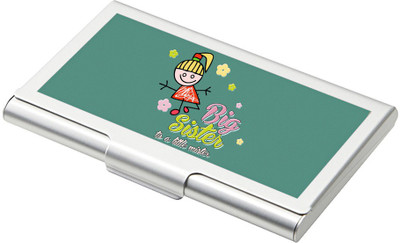 

SKY TRENDS 15 Card Holder(Set of 1, Silver)