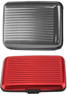 

Aas Sapid 6 Card Holder(Set of 2, Silver)