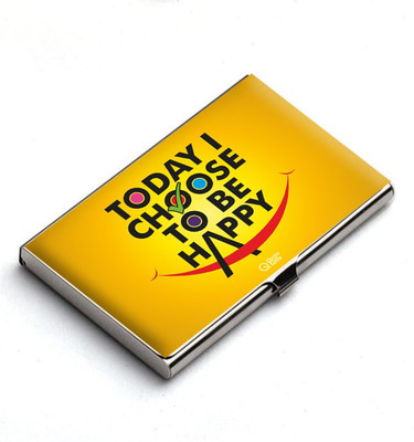 

QuoteSutra 10 Card Holder(Set of 1, Yellow)