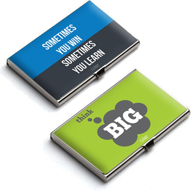 

QuoteSutra 10 Card Holder(Set of 2, Blue, Black, Green)