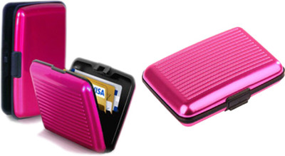 

Alexus 6 Card Holder(Set of 2, Pink, Pink)