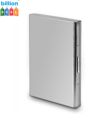 

billion Deal Men Well Looking Men's Debit/Credit/Visa Stylish Metal Business ATM 6 Card Holder(Set of 1, Silver)