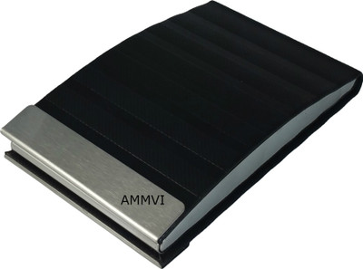 

Ammvi Creations 15 Card Holder(Set of 1, Black)