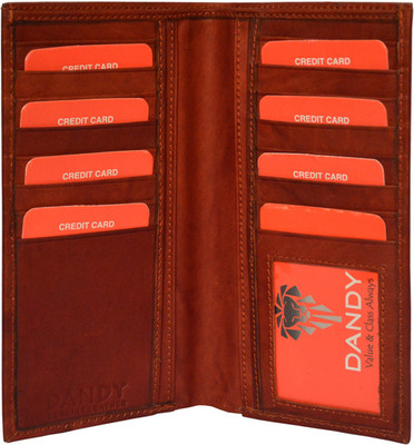 Dandy 20 Card Holder(Set of 1, Brown)