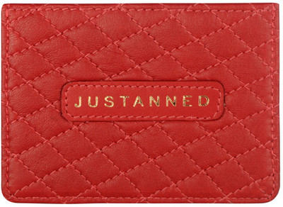 

Justanned 4 Card Holder(Set of 1, Red)