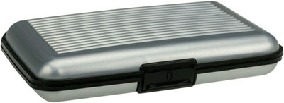 

WalletsMB Security Card 6 Card Holder(Set of 1, Silver)