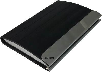 

Ammvi Creations 15 Card Holder(Set of 1, Black)