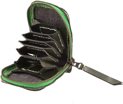 Kangoo 15 Card Holder(Set of 1, Green)