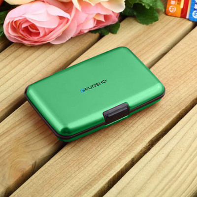 

Pursho 6 Card Holder(Set of 3, Green)