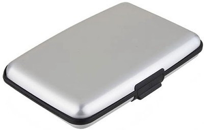 

Safety Mens,Womens 10 Card Holder(Set of 1, Silver)