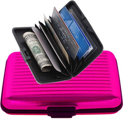 

Everything Imported 6 Card Holder(Set of 1, Pink)