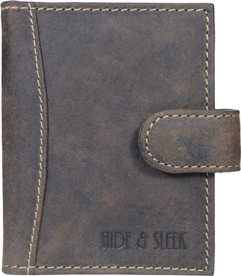 

Hide & Sleek 20 Card Holder(Set of 1, Brown)