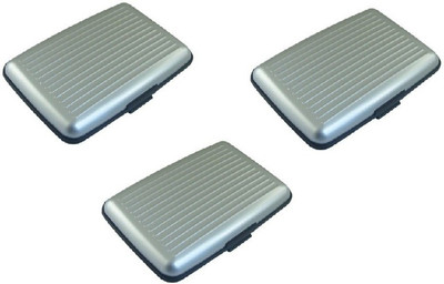 

RSafe 6 Card Holder(Set of 3, Silver)