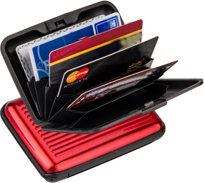 

Glitters 10 Card Holder(Set of 1, Multicolor)