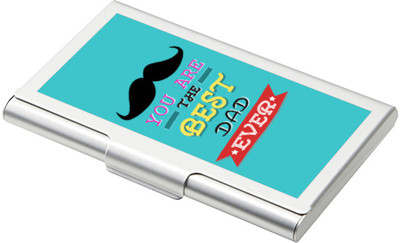 

SKY TRENDS Father's Day 15 Card Holder(Set of 1, Silver)