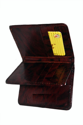 

NoVowels 6 Card Holder(Set of 1, Maroon)