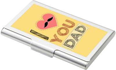

SKY TRENDS Father's Day 15 Card Holder(Set of 1, Silver)