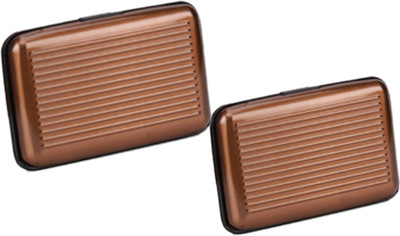 

Alexus 6 Card Holder(Set of 2, Brown, Brown)
