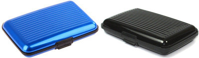 

Cartivo Series 6 Card Holder(Set of 2, Black, Blue)