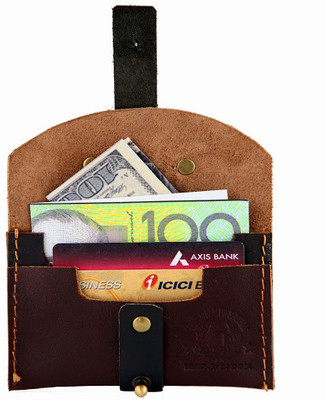 

99Cells 10 Card Holder(Set of 1, Brown)