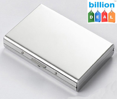 

billion Deal Purse Type Well Looking Men's Executive Silver ATM 6 Card Holder(Set of 1, Silver)