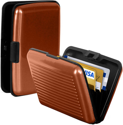 

Ratan 6 Card Holder(Set of 1, Brown, Black)