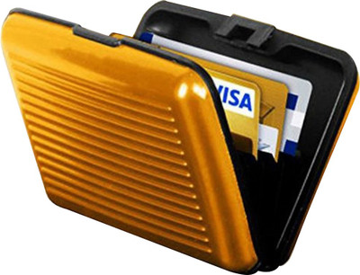 

Golddust 6 Card Holder(Set of 1, Gold)