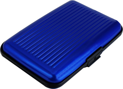 

Zblack Blue Atm Visiting 8 Card Holder(Set of 1, Blue)