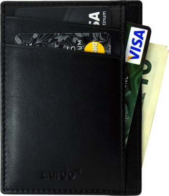 

AurDo 6 Card Holder(Set of 1, Black)