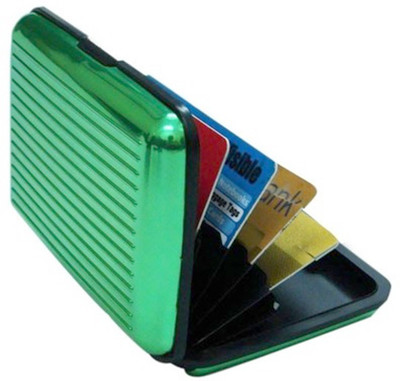 

Sasta Vasta Men 6 Card Holder(Set of 1, Green)