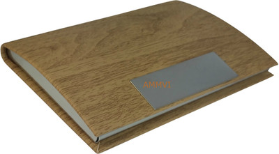 

Ammvi Creations 15 Card Holder(Set of 1, Beige)