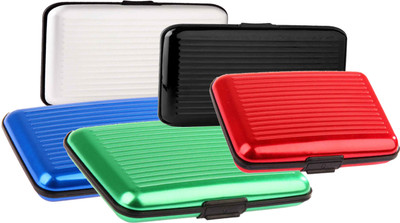 

Elligator 10 Card Holder(Set of 5, Black, Silver, Blue, Red, Green)