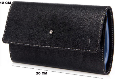

Walletsnbags 120 Card Holder(Set of 1, Black)