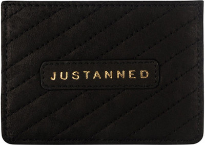 

Justanned 4 Card Holder(Set of 1, Black)