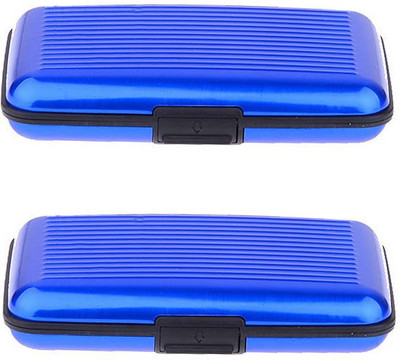 

SOI Wallets 6 Card Holder(Set of 2, Blue)