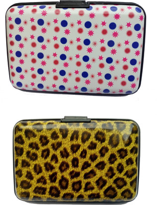 

Sai Shop Women's 6 Card Holder(Set of 2, Multicolor)