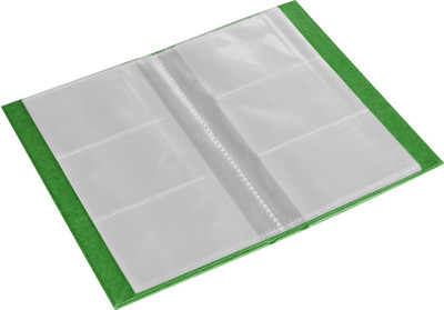 

Eco-Leatherette 3 Visiting Card book 120 Card Holder(Set of 1, Green)
