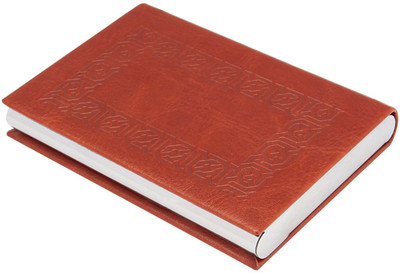 

7Trees Magnetic Closure 20 Card Holder(Set of 1, Brown)
