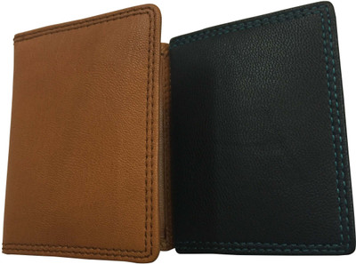 

Tee Ess 4 Card Holder(Set of 2, Black, Tan)