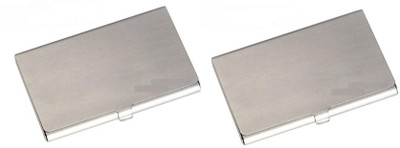 

Skykart 8 Card Holder(Set of 2, Silver)