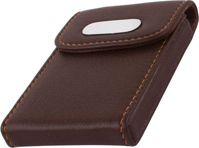 

U. R. GOD Business / Visiting 10 Card Holder(Set of 1, Brown)