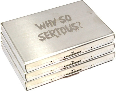 

Stealodeal |Pack of 3|Silver Y So Serious Metal ATM Bracket 6 Card Holder(Set of 3, Silver)