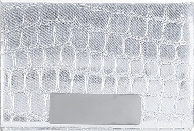 

Giftvenue 10 Card Holder(Set of 1, Silver)