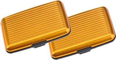 

Alexus 6 Card Holder(Set of 2, Yellow, Yellow)