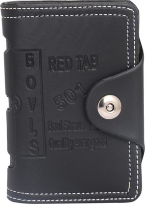 

UROOJ 6 Card Holder(Set of 1, Black)