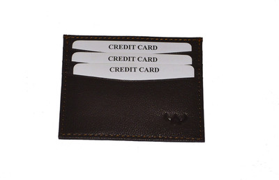 

DHide Designs 8 Card Holder(Set of 1, Brown)