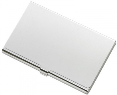 

Squeeze 10 Card Holder(Set of 1, Silver)